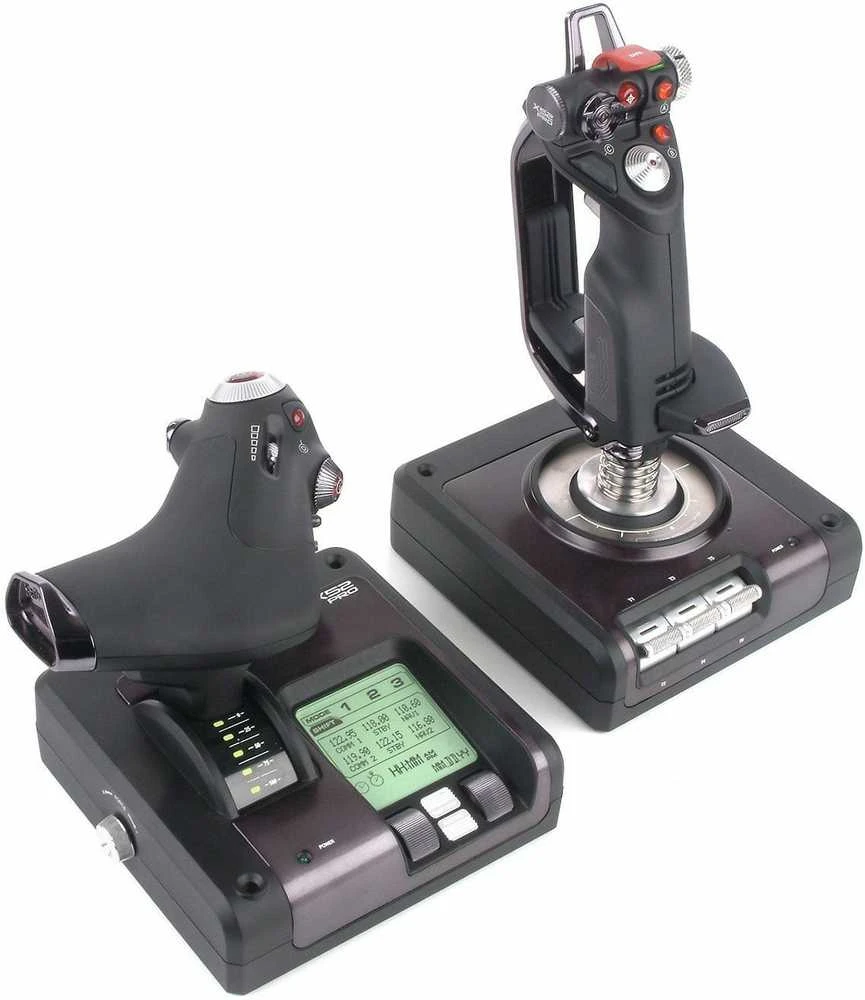 Logitech X52 Pro Flight Control System Skraidymo simuliatorius