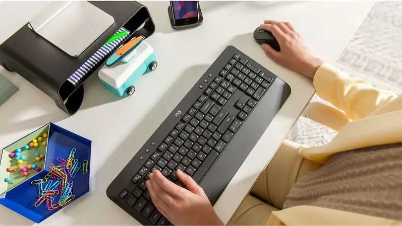 LOGITECH K650 SIGNATURE Bluetooth klaviatūra - GRAPHITE - NORDIC