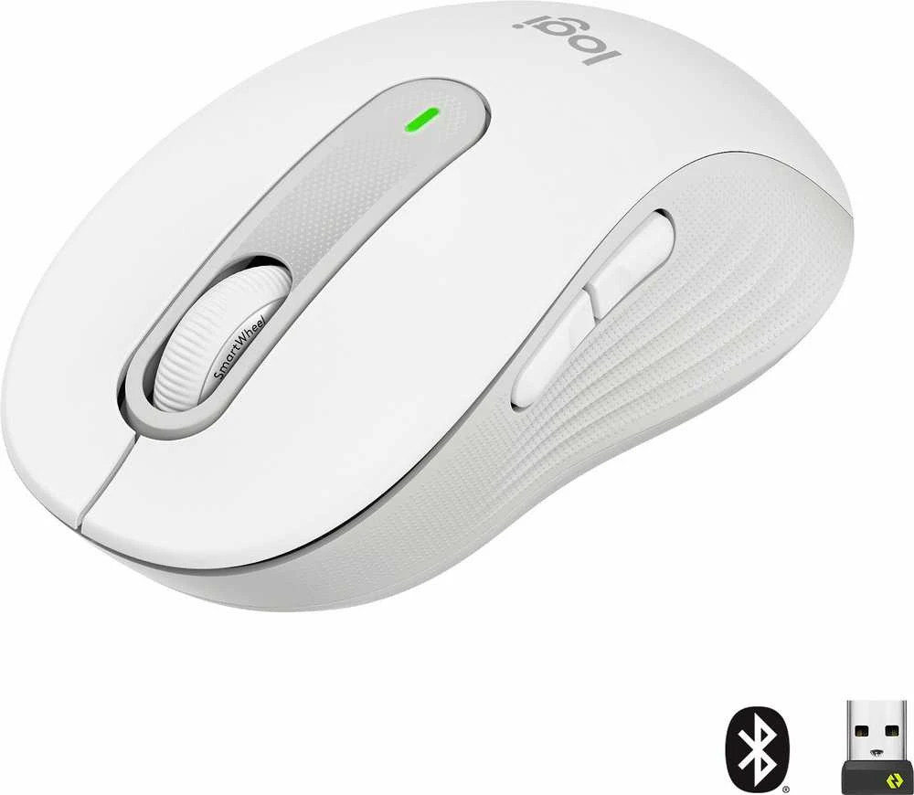 Belaidė pelė Logitech Signature M650, balta