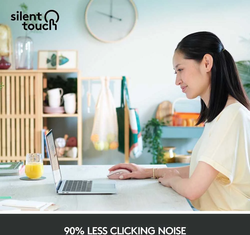 „Logitech Signature M650 L“ belaidė pelė, rožinė