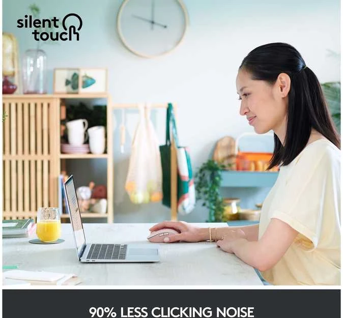 „Logitech Signature M650 L“ belaidė pelė, rožinė