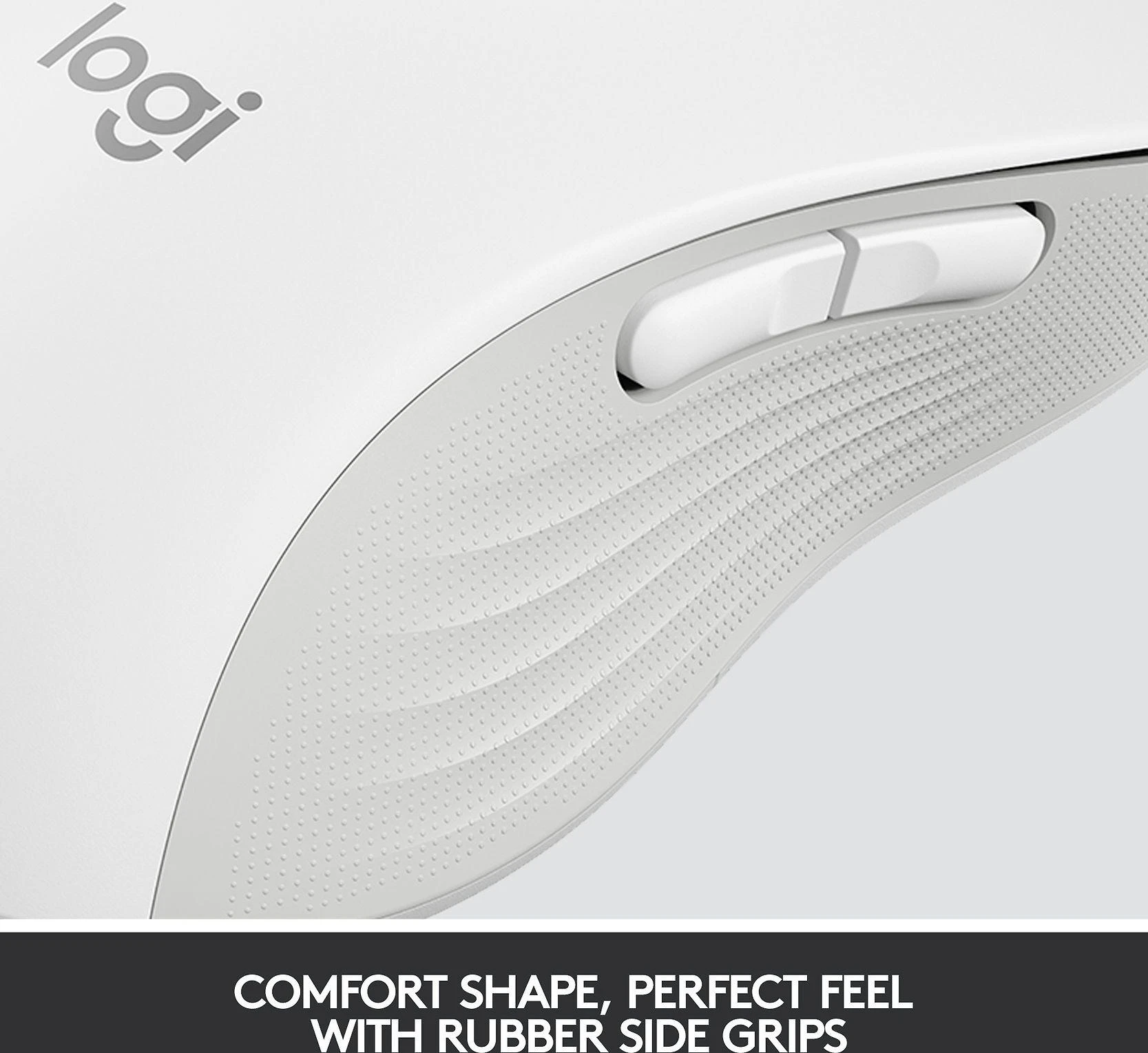 Belaidė pelė Logitech Signature M650 L Left, baltos spalvos