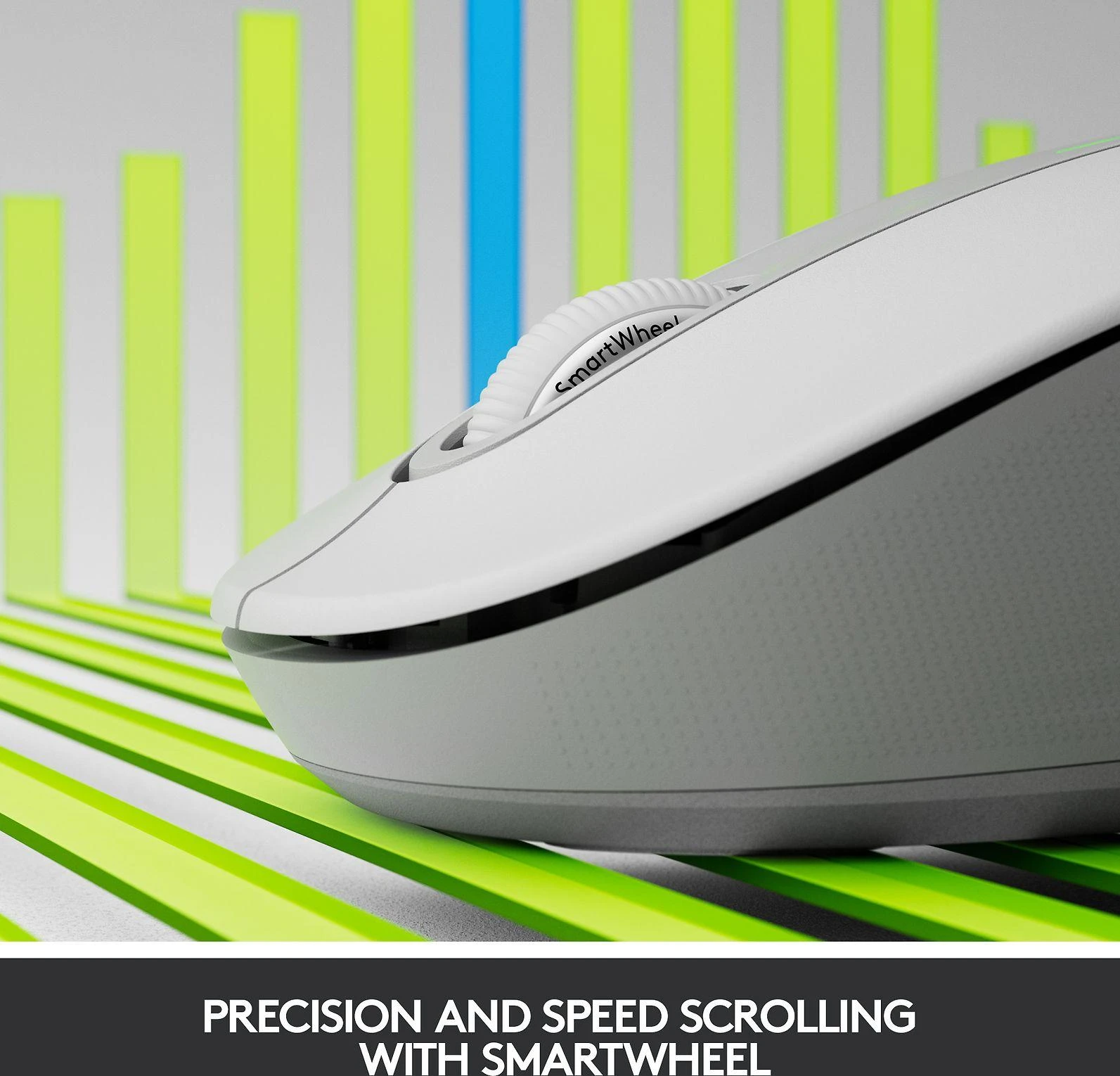 Belaidė pelė Logitech Signature M650 L, baltos spalvos
