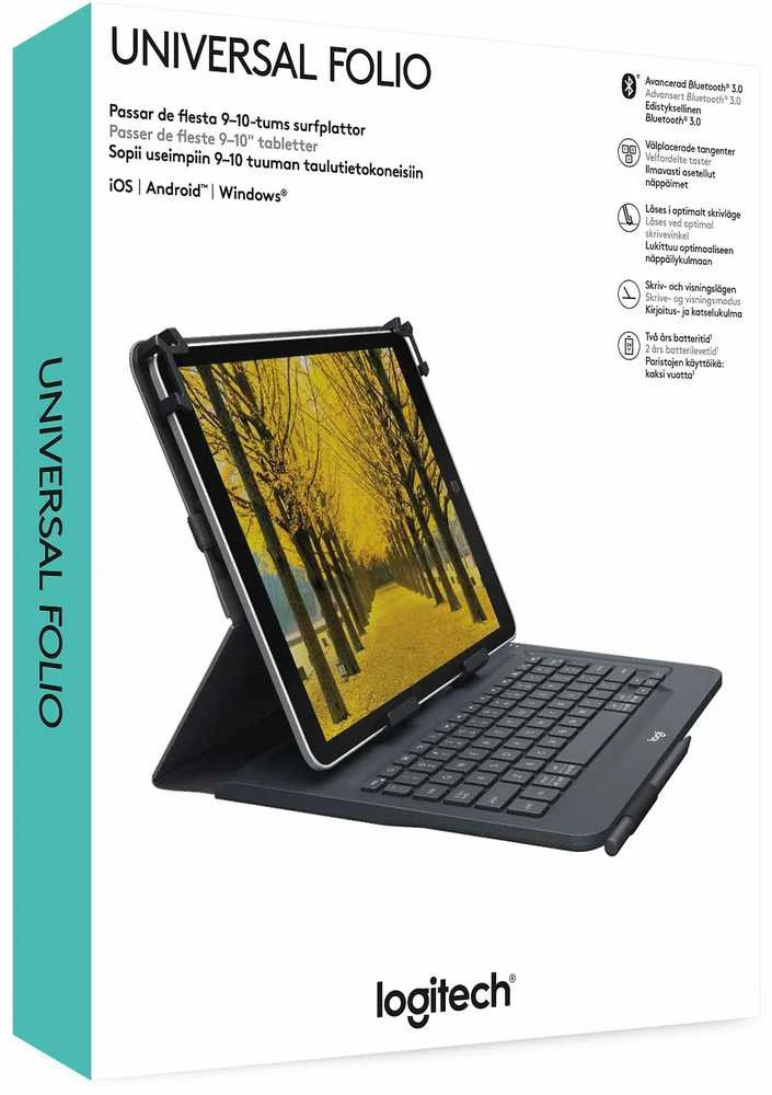 Logitech universalus Folio klaviatūros dėklas