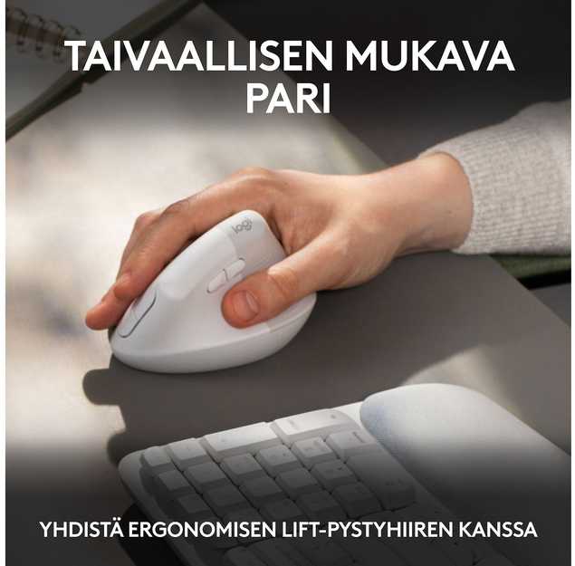 Klaviatūra „Logitech“ – banguoti klavišai