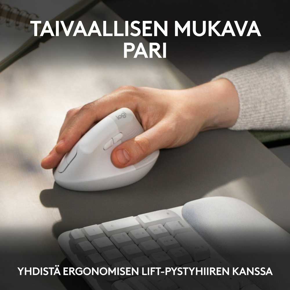 Klaviatūra „Logitech“ – banguoti klavišai
