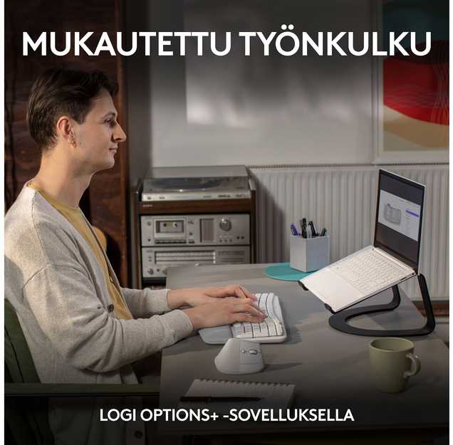 Klaviatūra „Logitech“ – banguoti klavišai