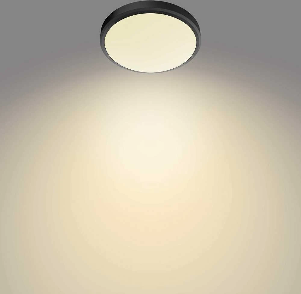 Lubinis šviestuvas Šviestuvas lubų Philips Doris, 17W, 2700°K, LED, juodas
