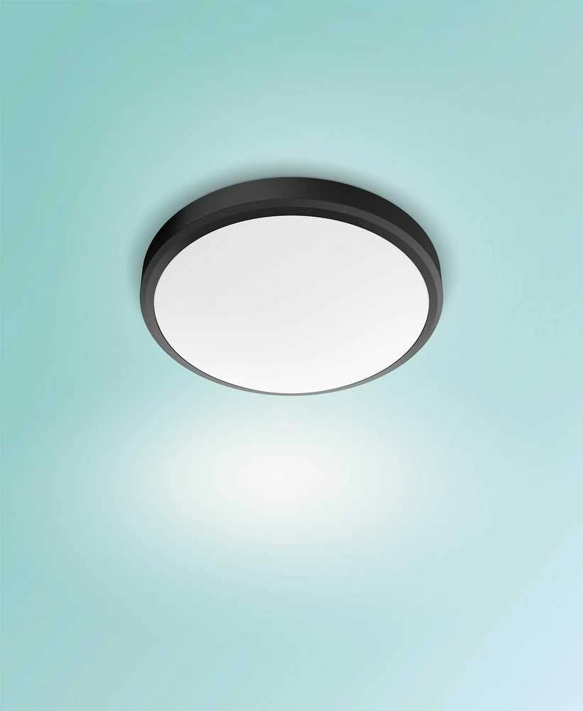 Lubinis šviestuvas Šviestuvas lubų Philips Doris, 17W, 2700°K, LED, juodas