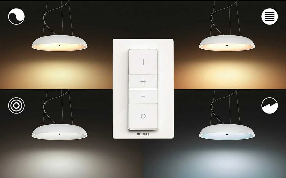 Lubinis šviestuvas Philips Hue Amaze baltas ambiance išmanusis pakabinamas šviestuvas, baltas, BT