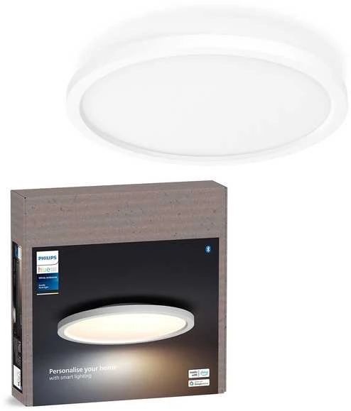 Lubinis šviestuvas „Philips Hue Aurelle“ aplink panelinį šviestuvą, „Baltas“ | 2200–6500 „Hue Baltas Ambiance“