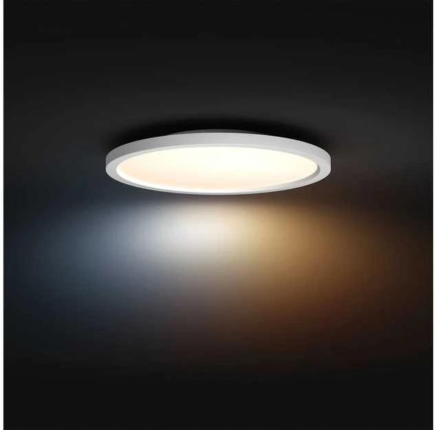 Lubinis šviestuvas „Philips Hue Aurelle“ aplink panelinį šviestuvą, „Baltas“ | 2200–6500 „Hue Baltas Ambiance“