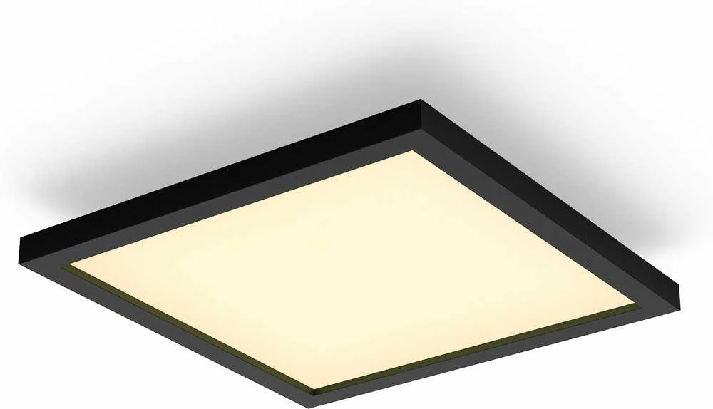 Lubinis šviestuvas Signify Philips Hue Baltas Amb. Aurelle Panelleuchte 30x30 Schw inkl DS