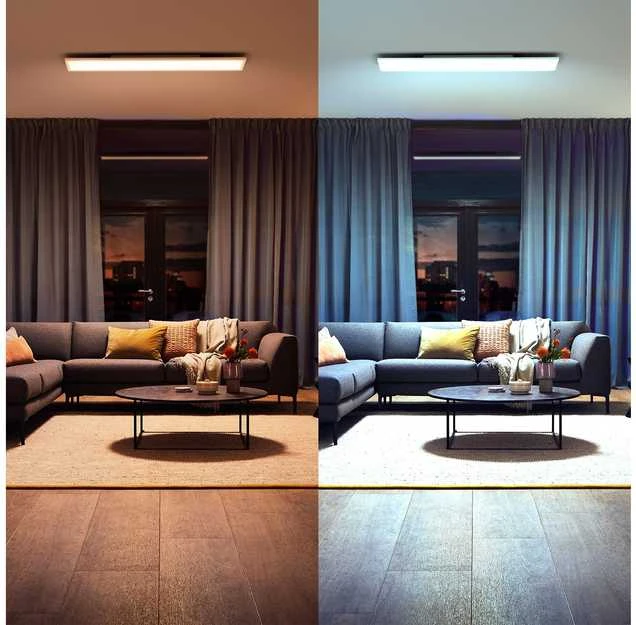 Lubinis šviestuvas „Signify Philips HUE Aurelle“ 4,8x120x0 Baltas ambiance 39W 3750 liumenų