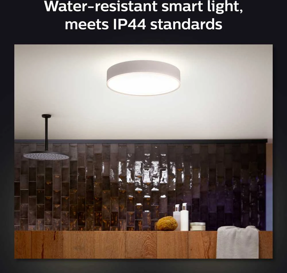 Lubinis šviestuvas Philips Hue Devere M lubos baltos