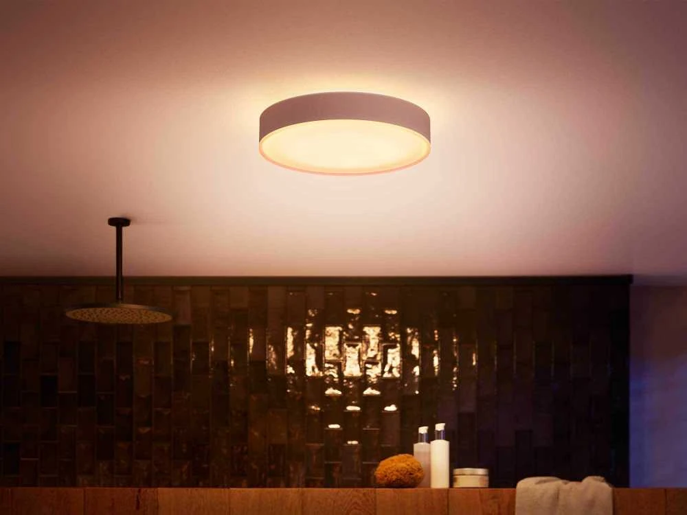 Lubinis šviestuvas Philips Hue Devere M lubos baltos