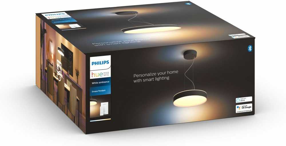 Pakabinamas šviestuvas Philips Hue Enrave juodas pendant