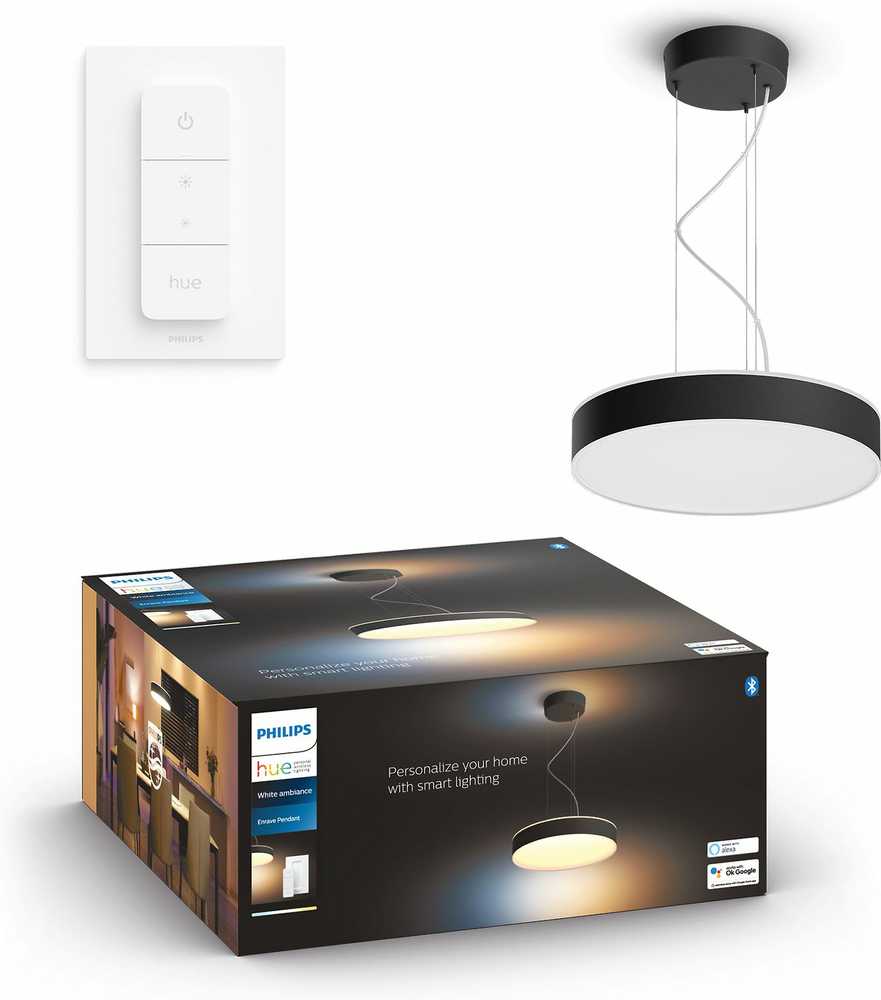 Pakabinamas šviestuvas Philips Hue Enrave juodas pendant