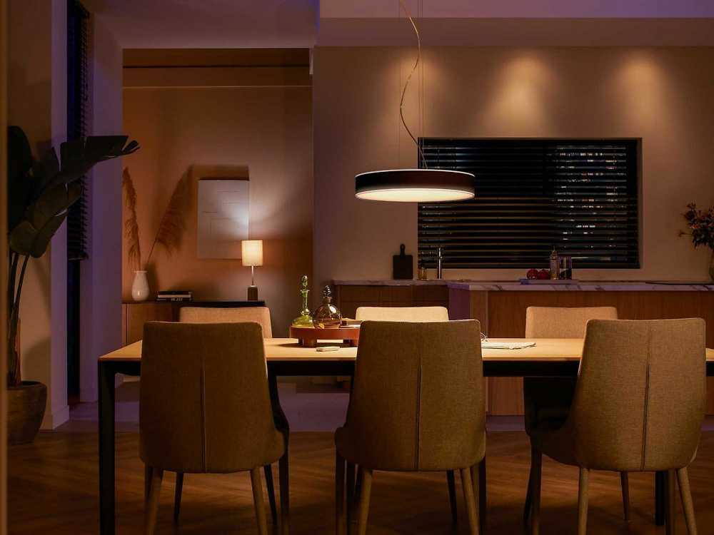 Pakabinamas šviestuvas Philips Hue Enrave juodas pendant