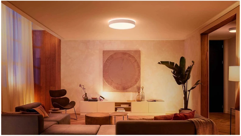Philips Hue Enrave XL lubinis šviestuvas baltas | 48 W | Baltas Ambiance 2200-6500 | Bluetooth