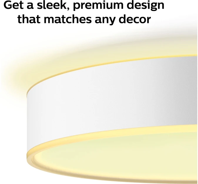 Philips Hue Enrave XL lubinis šviestuvas baltas | 48 W | Baltas Ambiance 2200-6500 | Bluetooth