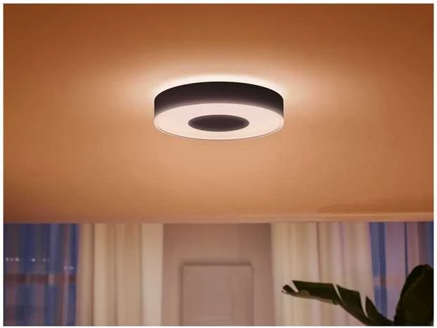 Philips Hue Infuse M lubinis šviestuvas juodas | 33,5 W | Baltas ir spalvų atmosfera 2000-6500 | Bluetooth