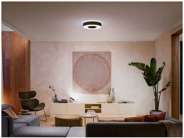 Philips Hue Infuse M lubinis šviestuvas juodas | 33,5 W | Baltas ir spalvų atmosfera 2000-6500 | Bluetooth