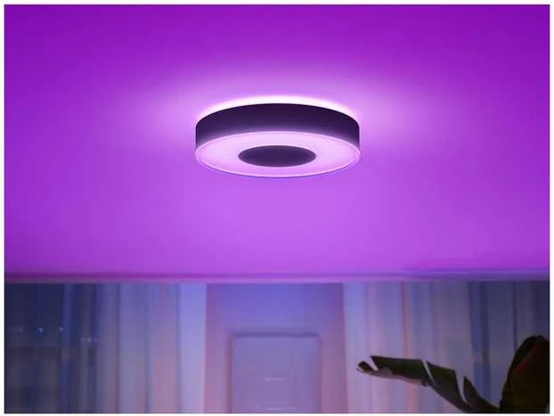 Philips Hue Infuse M lubinis šviestuvas juodas | 33,5 W | Baltas ir spalvų atmosfera 2000-6500 | Bluetooth