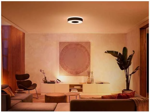 Philips Hue Infuse M lubinis šviestuvas juodas | 33,5 W | Baltas ir spalvų atmosfera 2000-6500 | Bluetooth