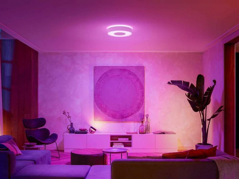 Philips Hue Infuse M lubinis šviestuvas baltas | 33,5 W | Baltas ir spalvų atmosfera 2000-6500 | Bluetooth