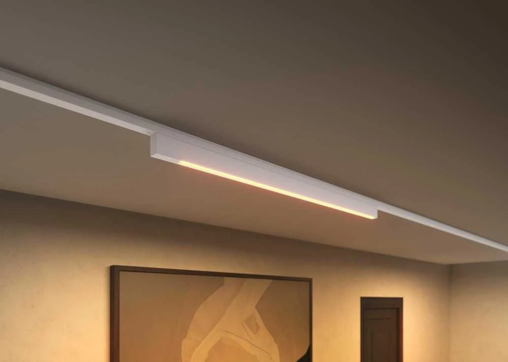 Lubinis šviestuvas Philips Hue Perifo 3xcylinder spot + balta lubų juosta