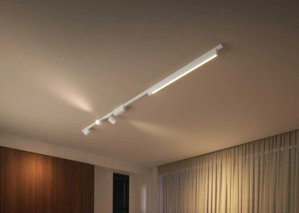 Lubinis šviestuvas Philips Hue Perifo 3xcylinder spot + balta lubų juosta