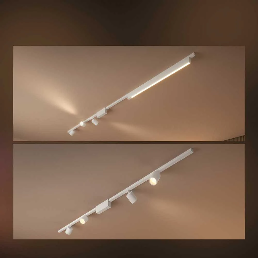 Philips Hue Perifo cilindrinis prožektorius juodas