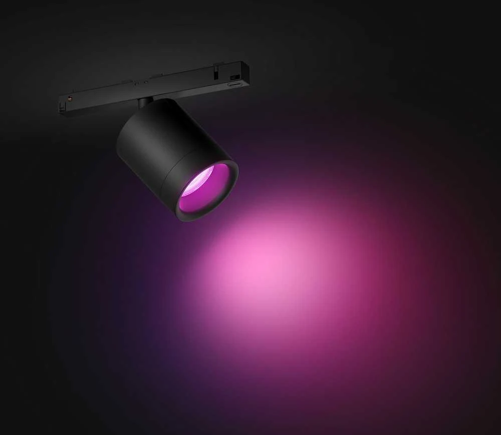 Philips Hue Perifo cilindrinis prožektorius juodas