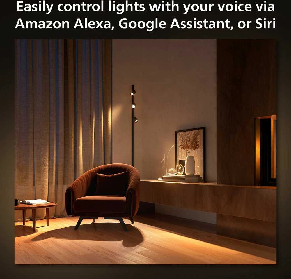 Philips Hue Perifo cilindrinis prožektorius juodas