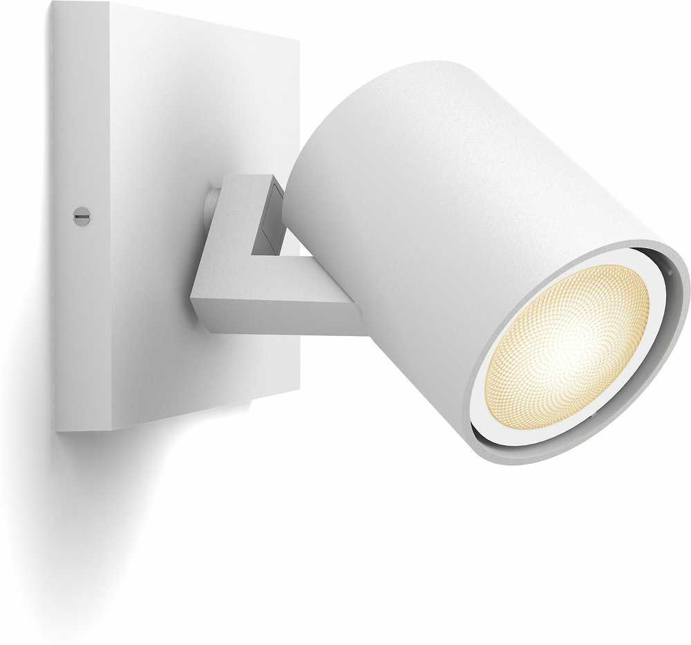 Lubinis šviestuvas Philips Hue Runner baltas ambiance-älyspottivalaisin, valkoinen, 1 x 4,2 W, himmenninkytkimellä