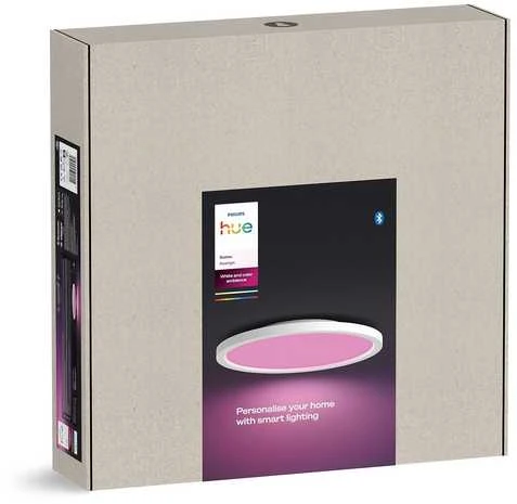 Lubinis šviestuvas „Philips Hue Surimu“ apvalus panelinis šviestuvas, 39,5 cm | „Bluetooth“, „Zigbee“