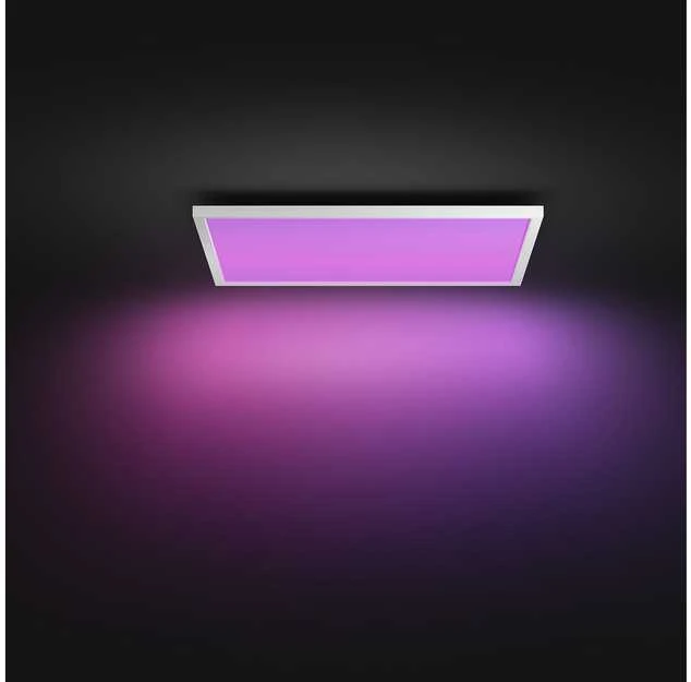 Lubinis šviestuvas „Philips Hue Surimu“ kvadratinis panelinis šviestuvas, 60 x 60 cm | 2000–6500 „Hue Baltas“ spalvų atmosfera