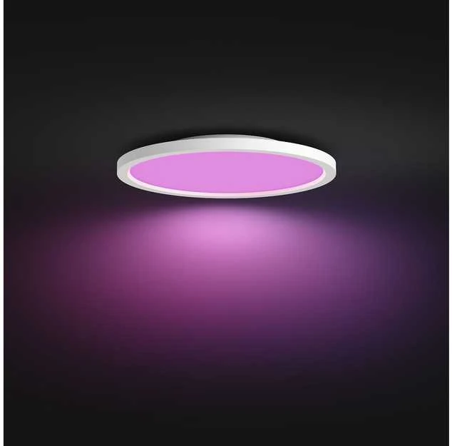 Lubinis šviestuvas „Philips Hue Surimu“ apvalus panelinis šviestuvas, 39,5 cm | „Bluetooth“, „Zigbee“