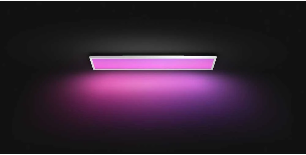Lubinis šviestuvas „Philips Hue Surimu“ stačiakampis panelinis šviestuvas, 120 x 30 cm | 2000–6500 „Hue Baltas Color Ambiance“ | „Bluetooth“, „Zigbee“