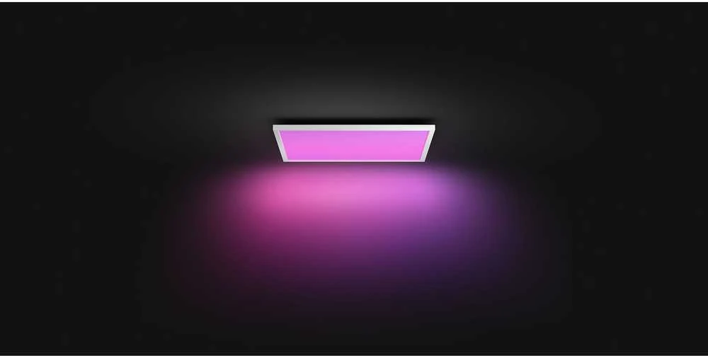 Lubinis šviestuvas „Philips Hue Surimu“ kvadratinis panelinis šviestuvas, 60 x 60 cm | 2000–6500 „Hue Baltas“ spalvų atmosfera