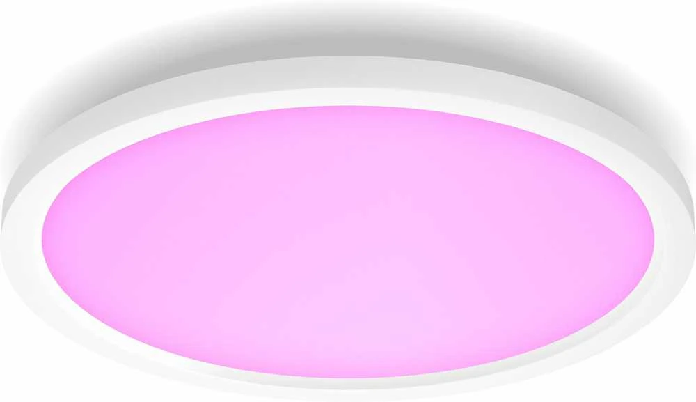 Lubinis šviestuvas Lampa sufitowa Signify Philips Hue Baltas & Col. Amb. Panel apvalus Surimu Baltas
