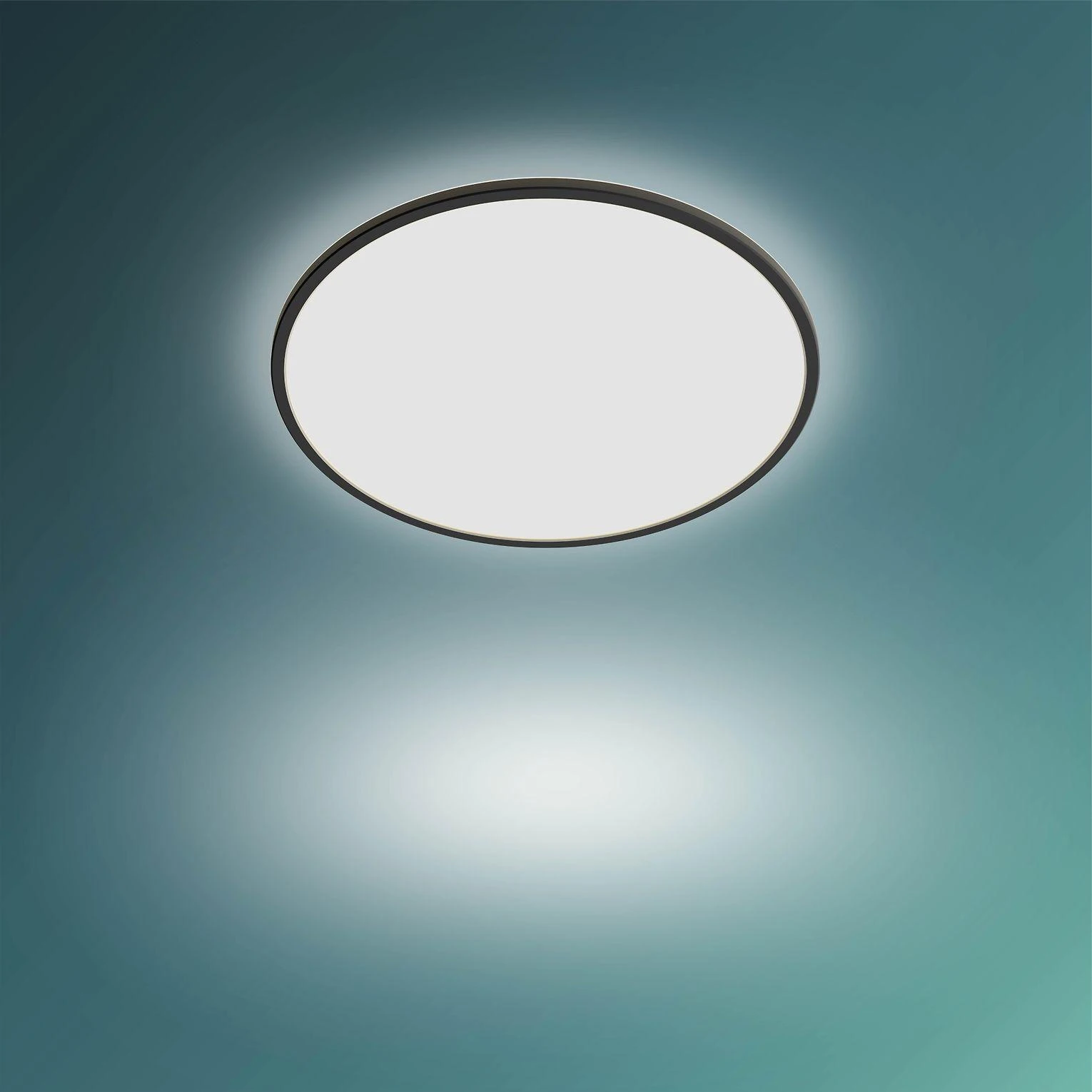 Lubinis šviestuvas Šviestuvas Philips Superslim, 36W, 2700°K, juodas