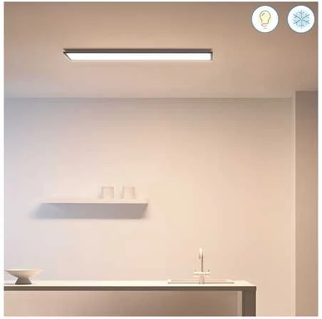 Lampa sufitowa Signify WiZ Baltas Panel Tunable 3400lm Juodas Einzelpack