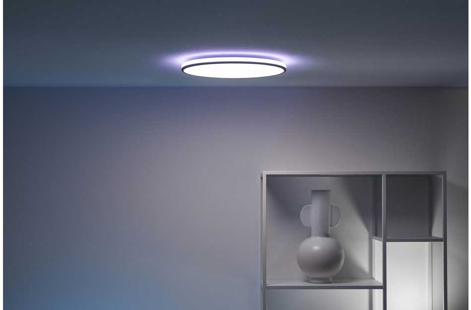 Lubinis šviestuvas WiZ Rune RGB,21W,2700-6500 (RGB),IP20,juodas