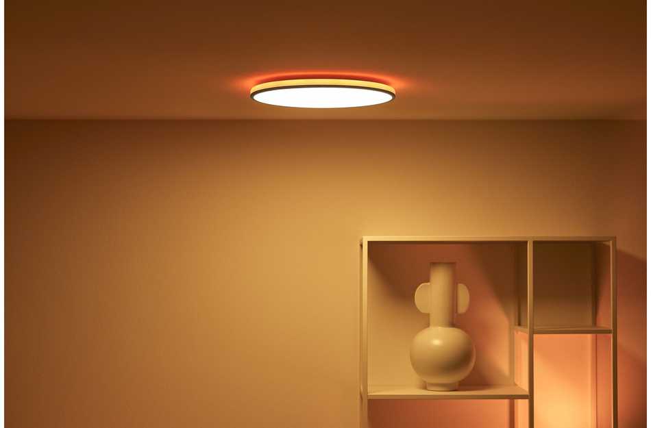 Lubinis šviestuvas WiZ Rune RGB,21W,2700-6500 (RGB),IP20,juodas