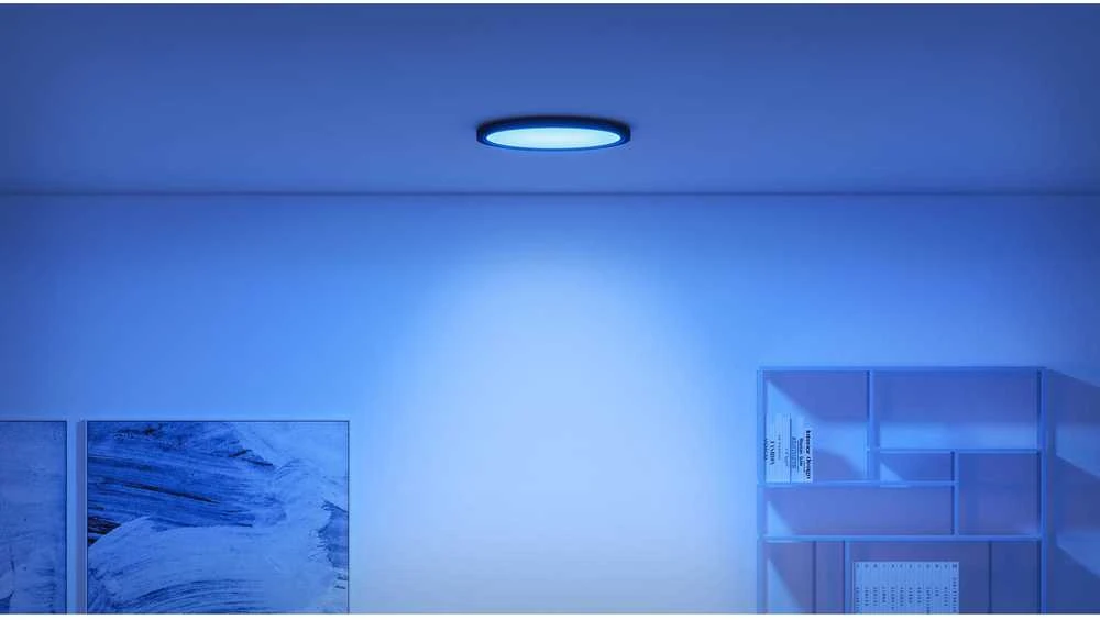 Lubinis šviestuvas WiZ Superslim RGB,22W,2700-6500 (RGB),IP20,juodas