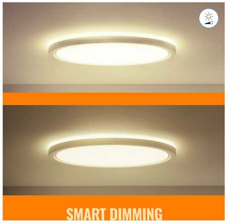 Lubinis šviestuvas WiZ Smart WiFi SuperSlim Ceiling 545mm, Baltas | 32 W | 2200-6500 K (RGB)