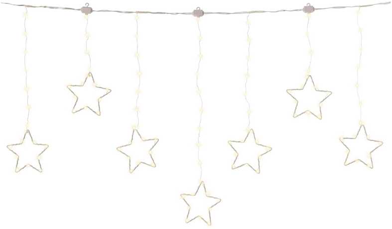 Lumineo Micro LED star twinkle koristevalosarja ulkokäyttöön, 120 x 60 cm