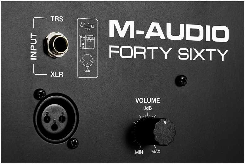 Garso kolonėlė M-AUDIO FORTY SIXTY, 1 vnt. Juodos spalvos